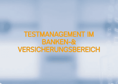 TESTMANAGEMENT IM BANKEN – UND VERSICHERUNGSBEREICH | 16.06.20
