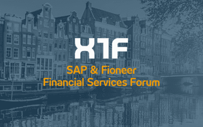 X1F at the SAP & Fioneer Financial Services Forum in Amsterdam | July 12-14, 2022