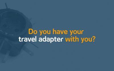 Soon the vacation season begins – Do you have your travel adapter with you?