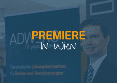 Premiere in Vienna | ADWEKO at IMH Total Bank Management