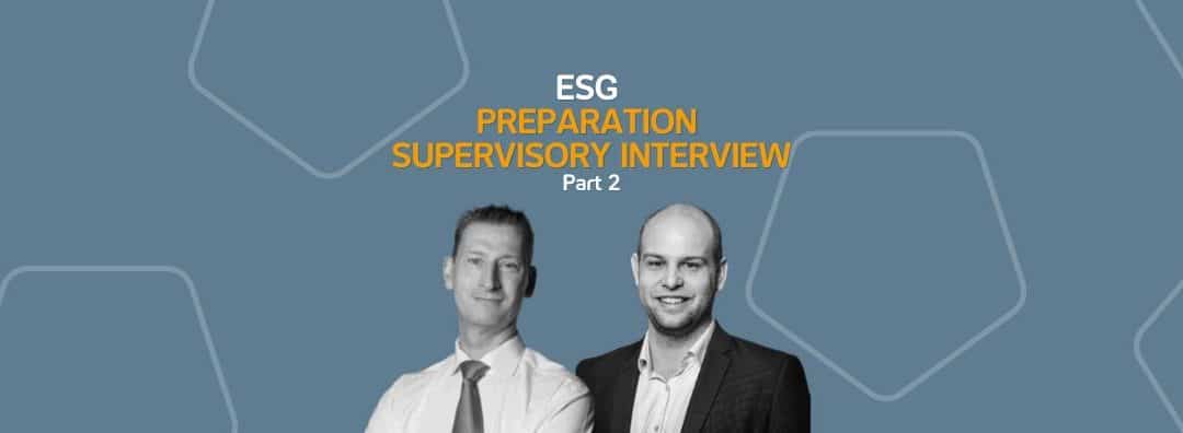 ESG – Preparation supervision meeting – part 2