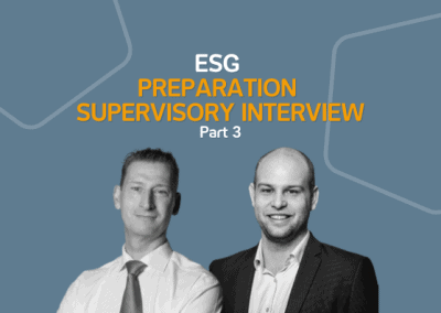 ESG – Preparation supervision meeting – part 3