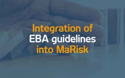 Integration of EBA guidelines into MaRisk