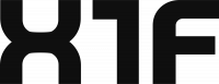 X1F Logo schwarz