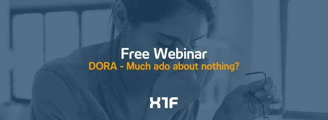 Free webinar october 17, 11 a.m.  “DORA – Much ado about nothing?”