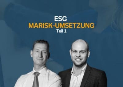 ESG: MaRisk-Umsetzung – Teil 1 | 22.08.23