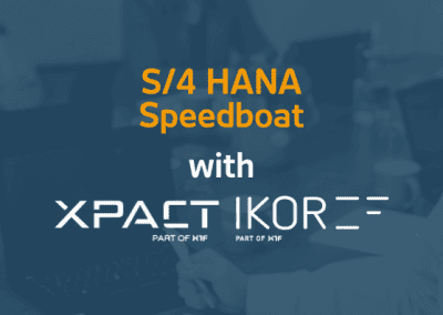 S/4 HANA Speedboat mit XPACT, Ikor und Adweko | 04.12.23