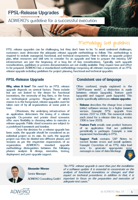 FPSL-Release Upgrades Guide